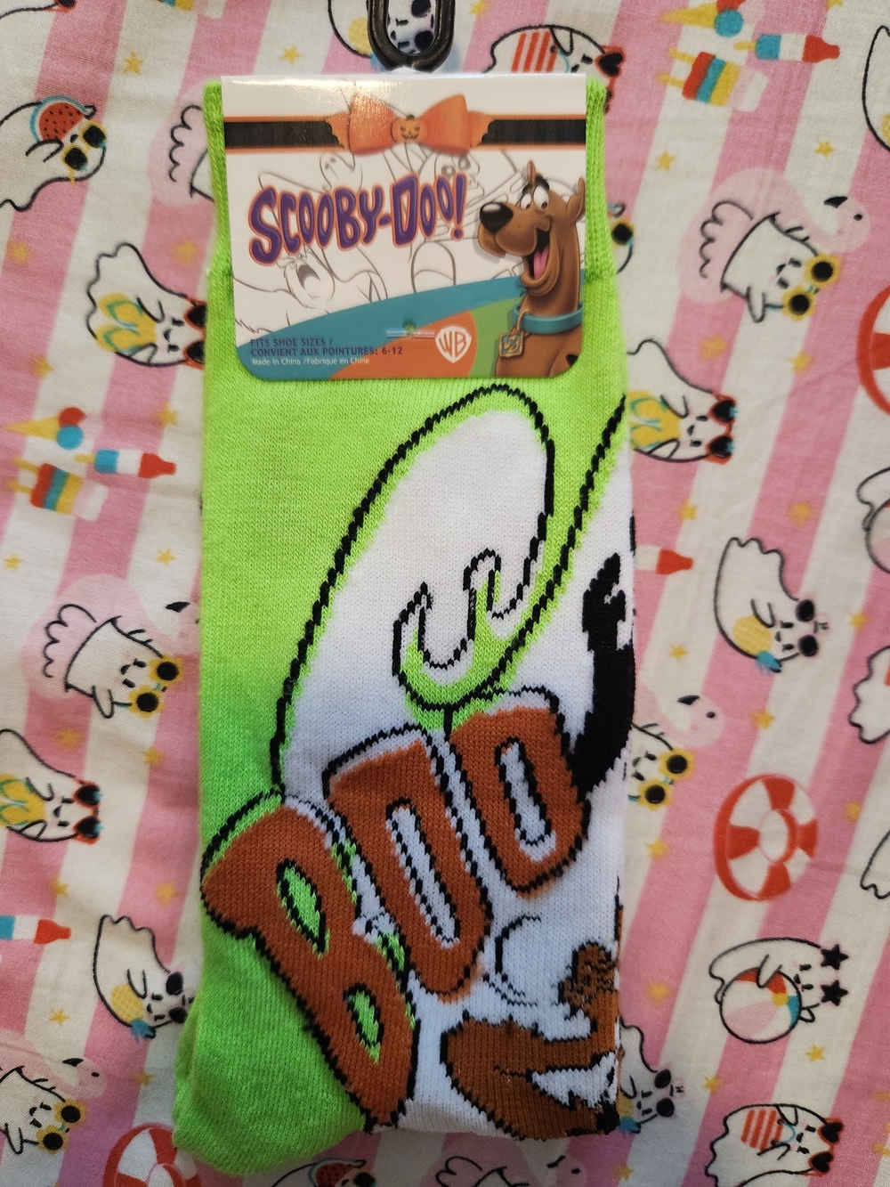 Graphic Socks Bundle Lot 8 Mens Womans Pooh Scooby Shortcake Freddy Sponge Bob